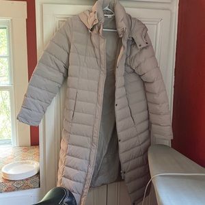 Garnet hill long down winter jacket